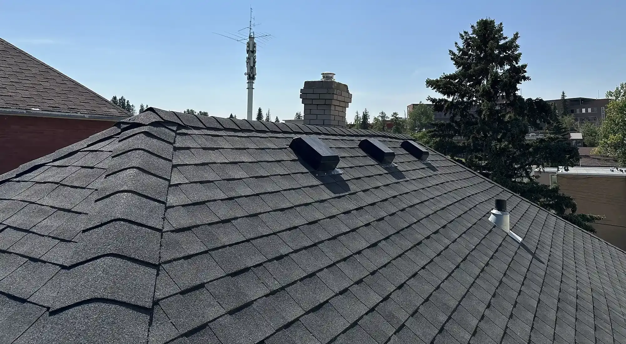 Roofing installation by Shaam Gutters