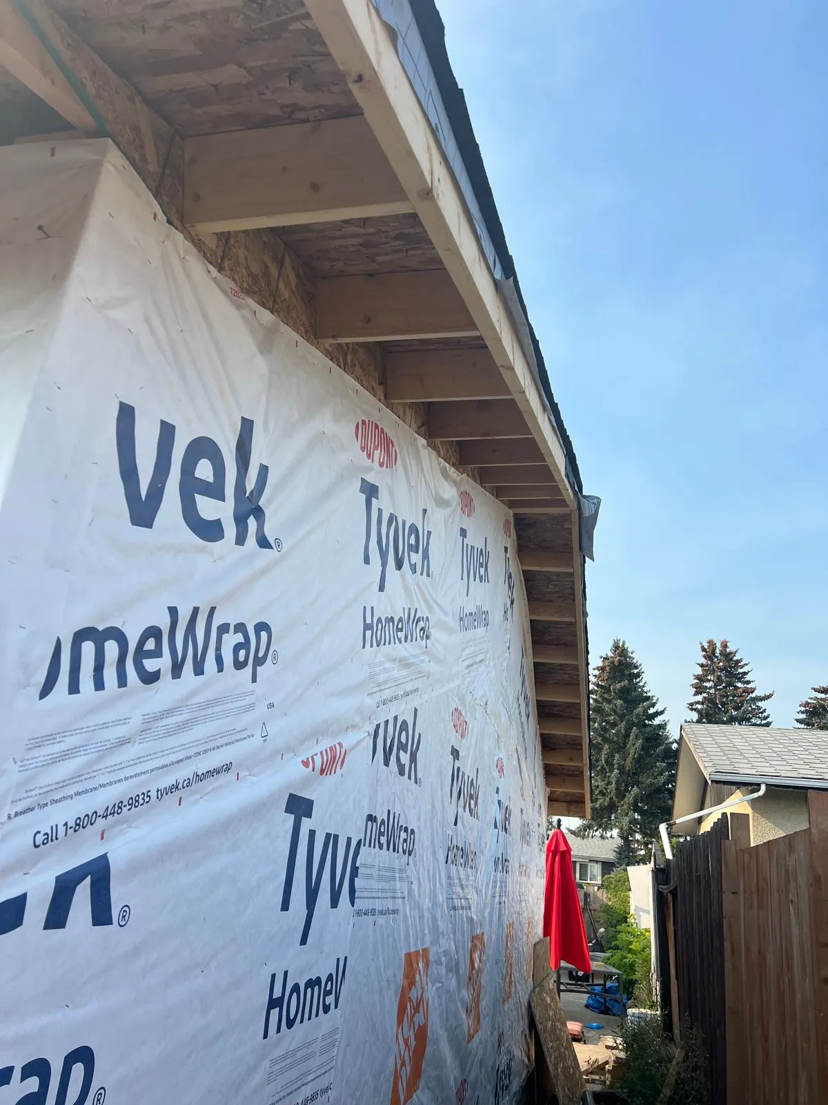 Soffit panel installation by Shaam Gutters
